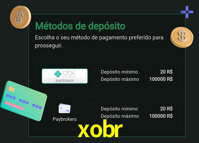 O cassino xobr oferece uma grande variedade de métodos de pagamento